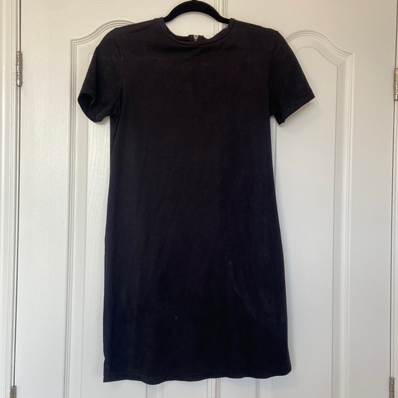 Zara Charcoal Black/Grey Tshirt Dress - Picture 2 of 8